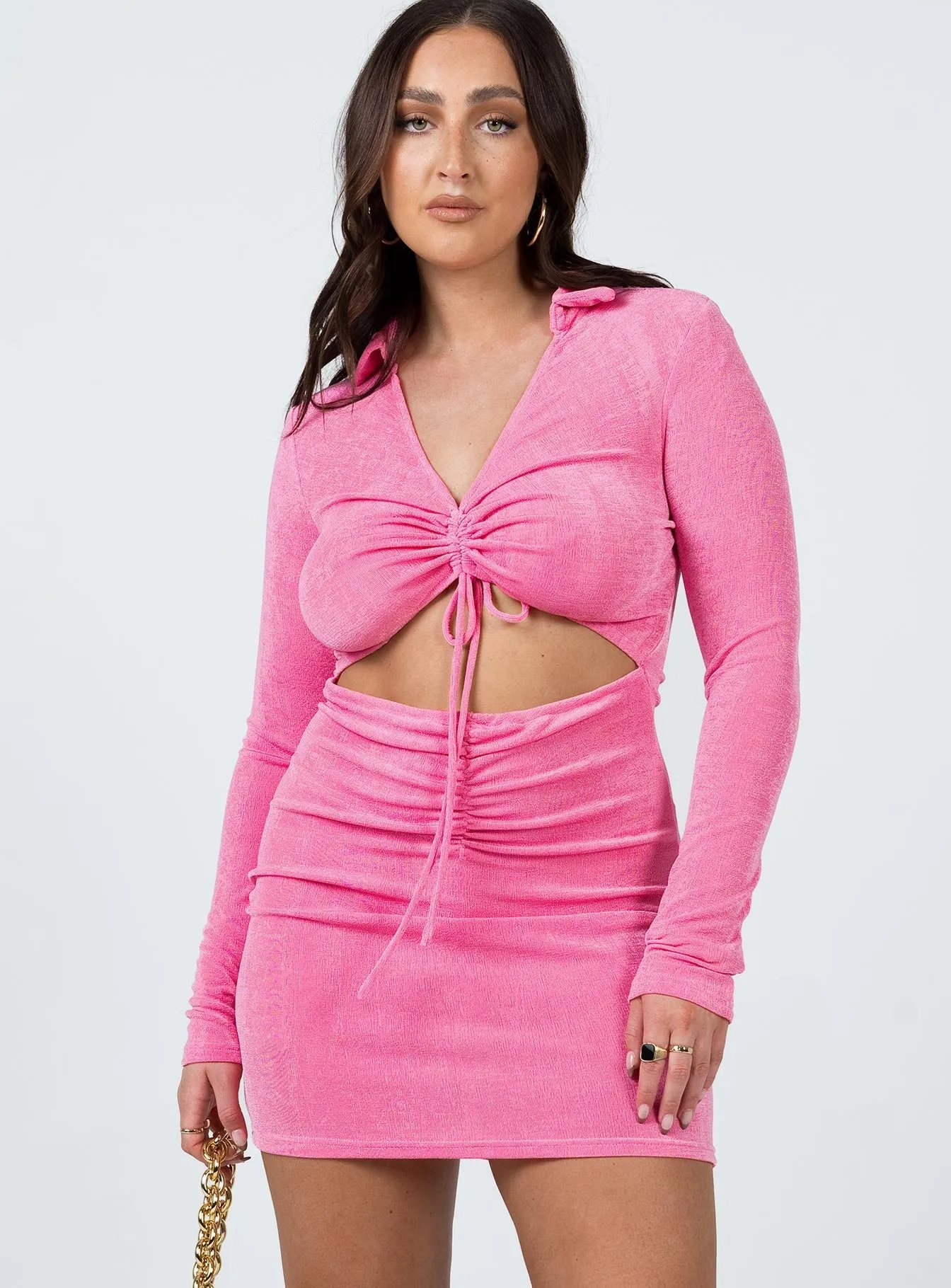 Birthday Bash Light Beat Kylie Mini Dress Pink