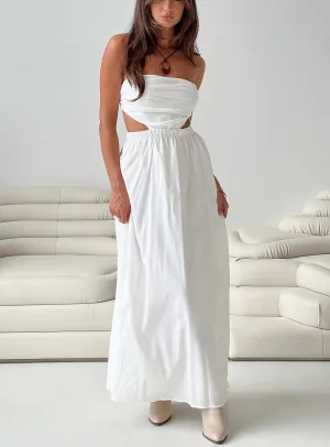 Gold Touch Jessia Maxi Dress White