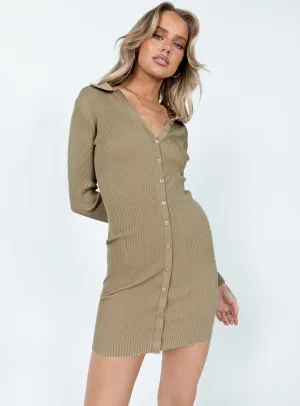 Urban Wear Draize Mini Dress Beige