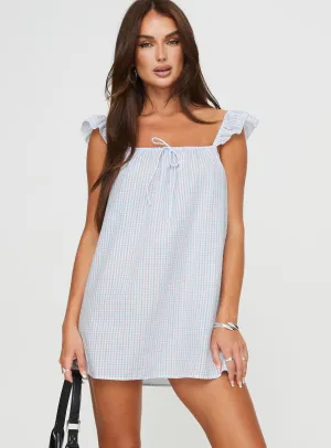 City Chic Keekee Check Mini Dress Pink / Green