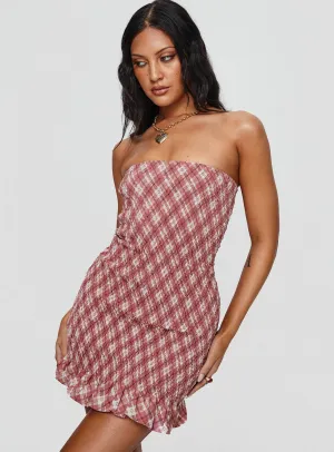 Takiyo Mini Dress Pink Beat Mode Unisex Fit
