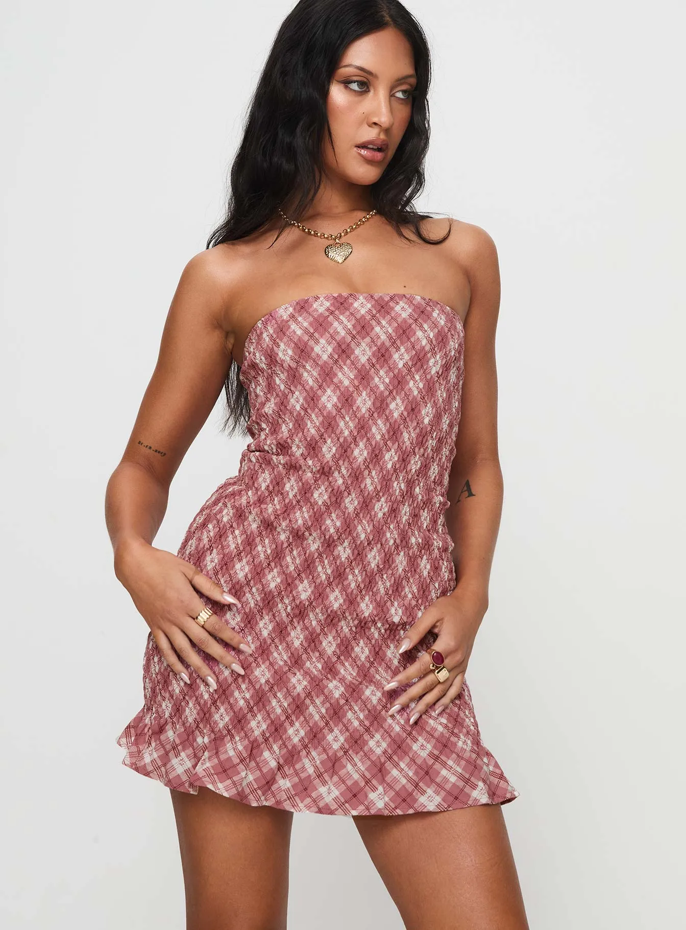 Takiyo Mini Dress Pink Pop Light Light and Breezy