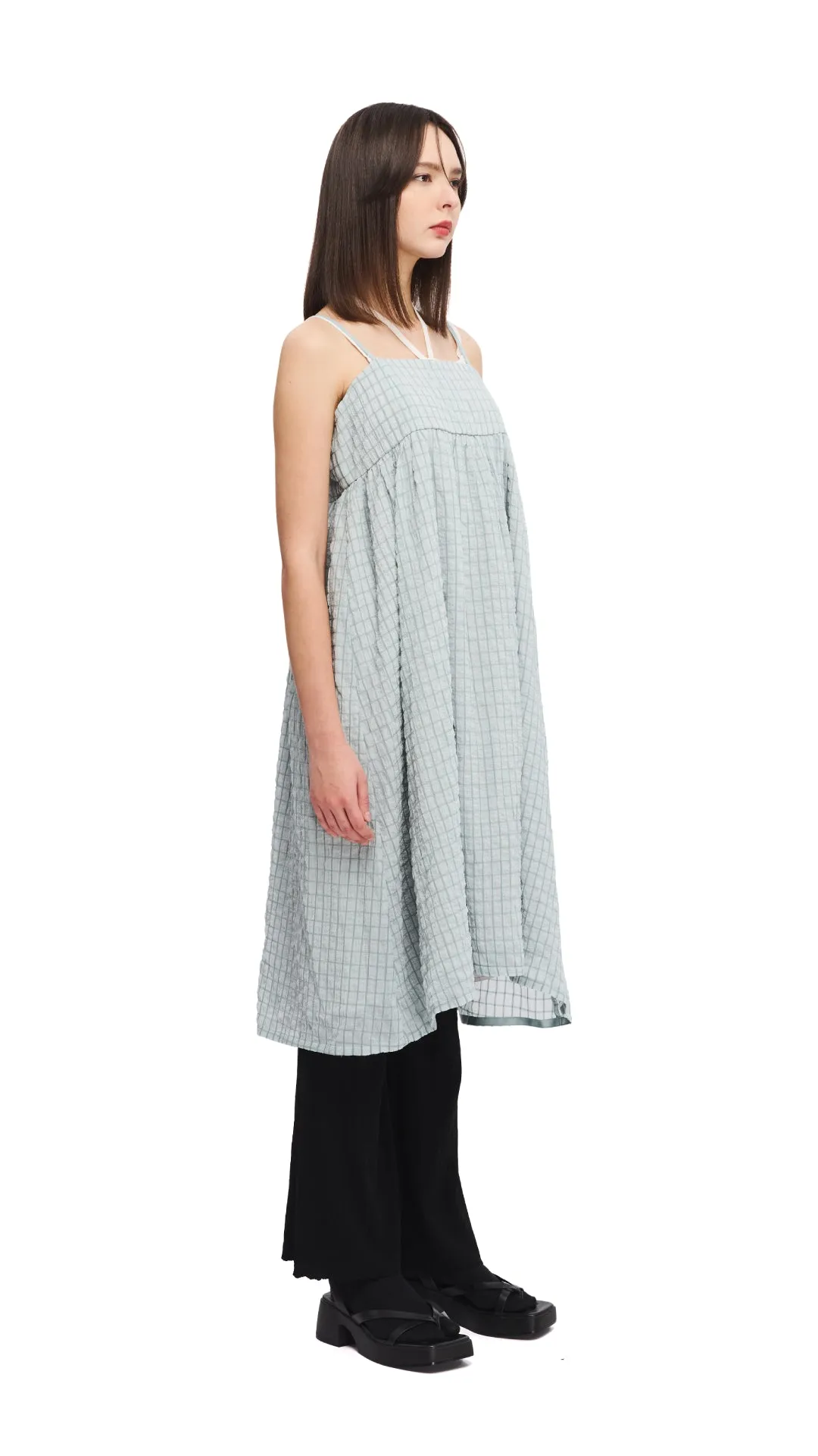 Wrinkle Chiffon Slipdress CompactPackaging