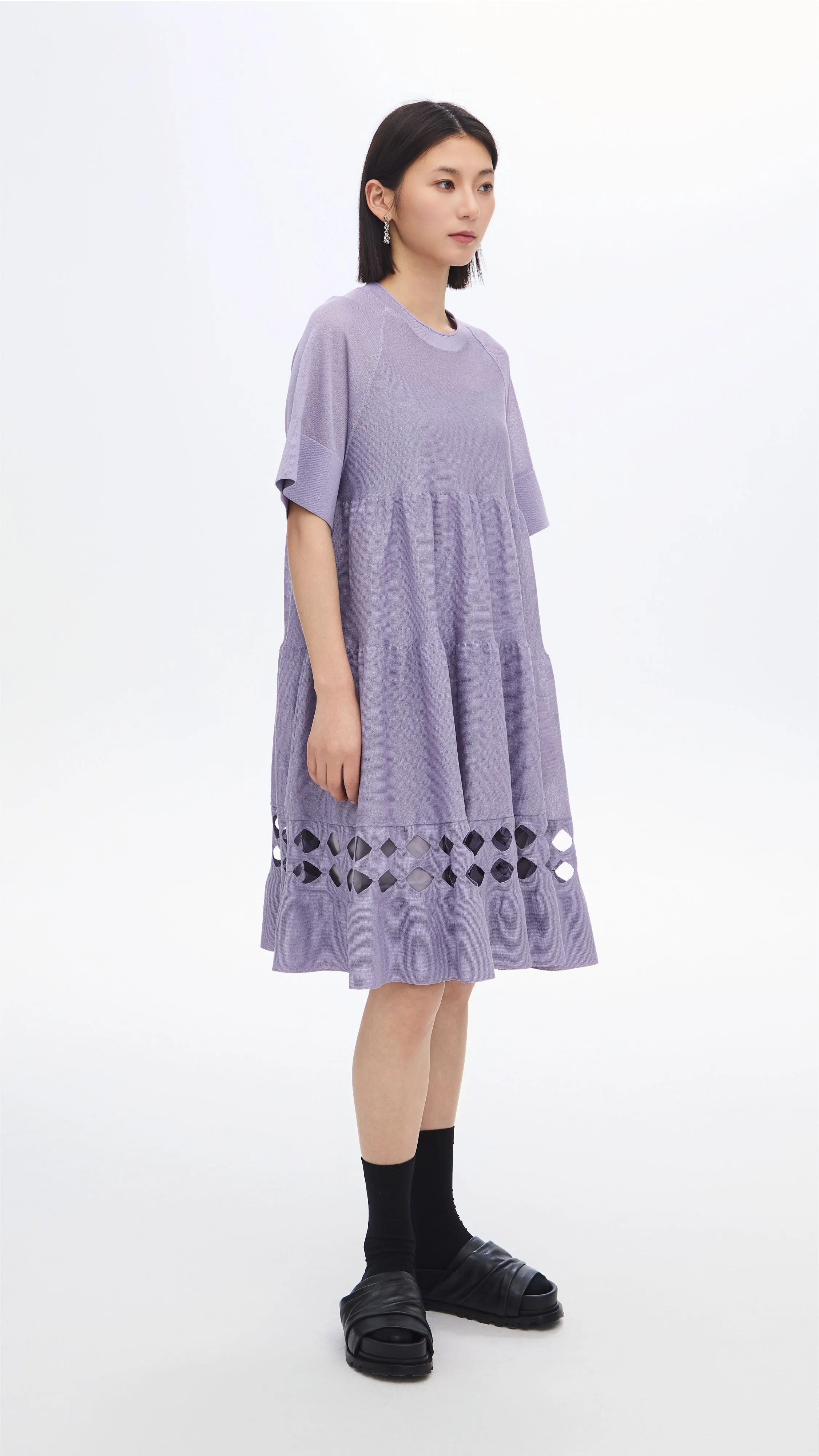 Pottery Knit Dolly Dress Sustainable Manufacturing RipstopFabric