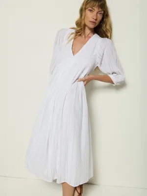 Daily Smart Metal Shine Aya Midi Dress