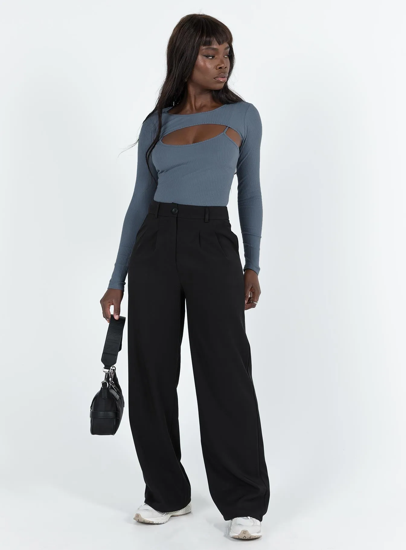 Calla Long Sleeve Bodysuit Steel Dynamic New Stylish Durable