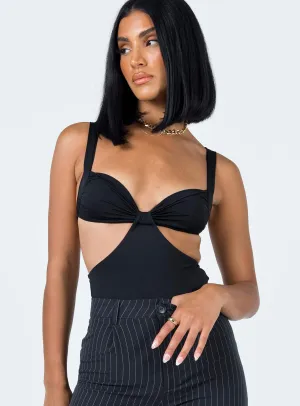 Active Luxury Soft Shopping Vega Bodysuit Black