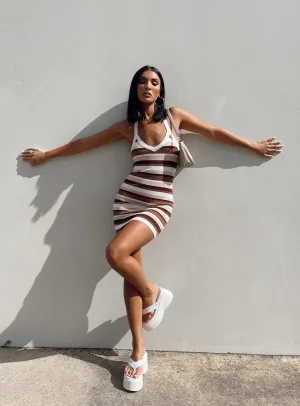 Ciro Mini Dress Brown Soft Touch