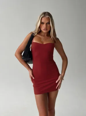 Serafina Mini Dress Red Stage Mode