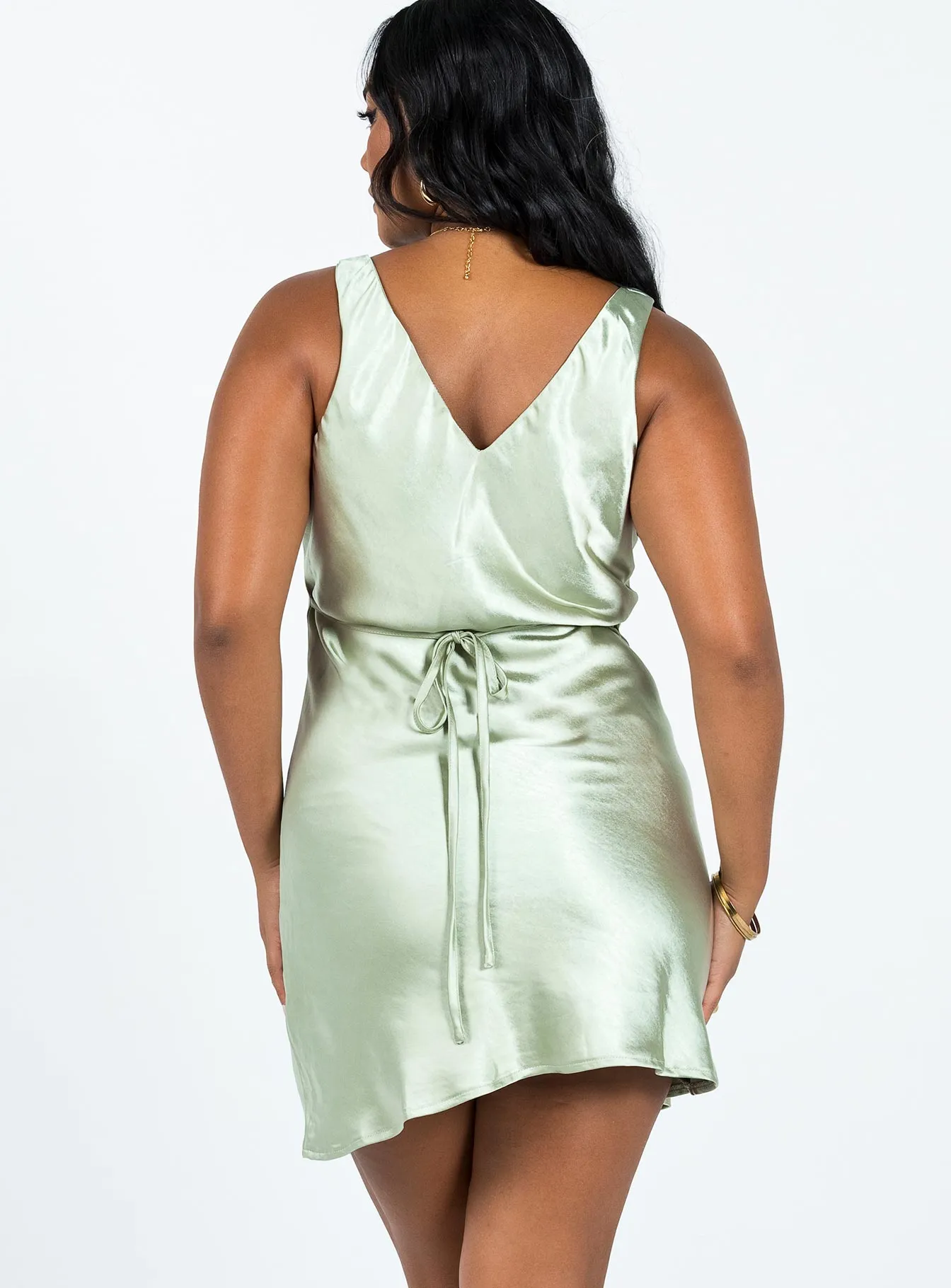 Norma Mini Dress Green Fashion-forward short dress Hot Pick