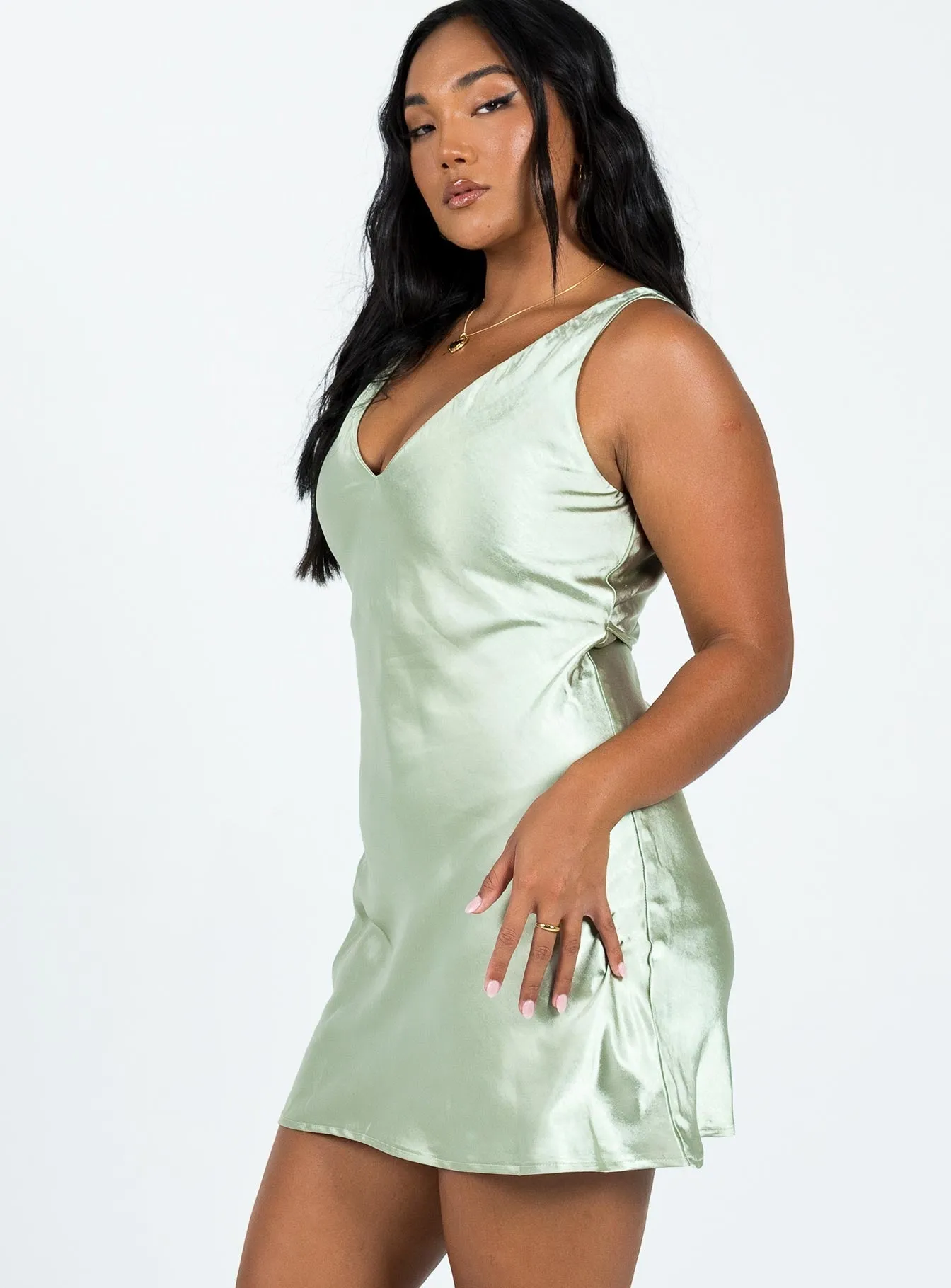 Edge Soft Urban Light Norma Mini Dress Green