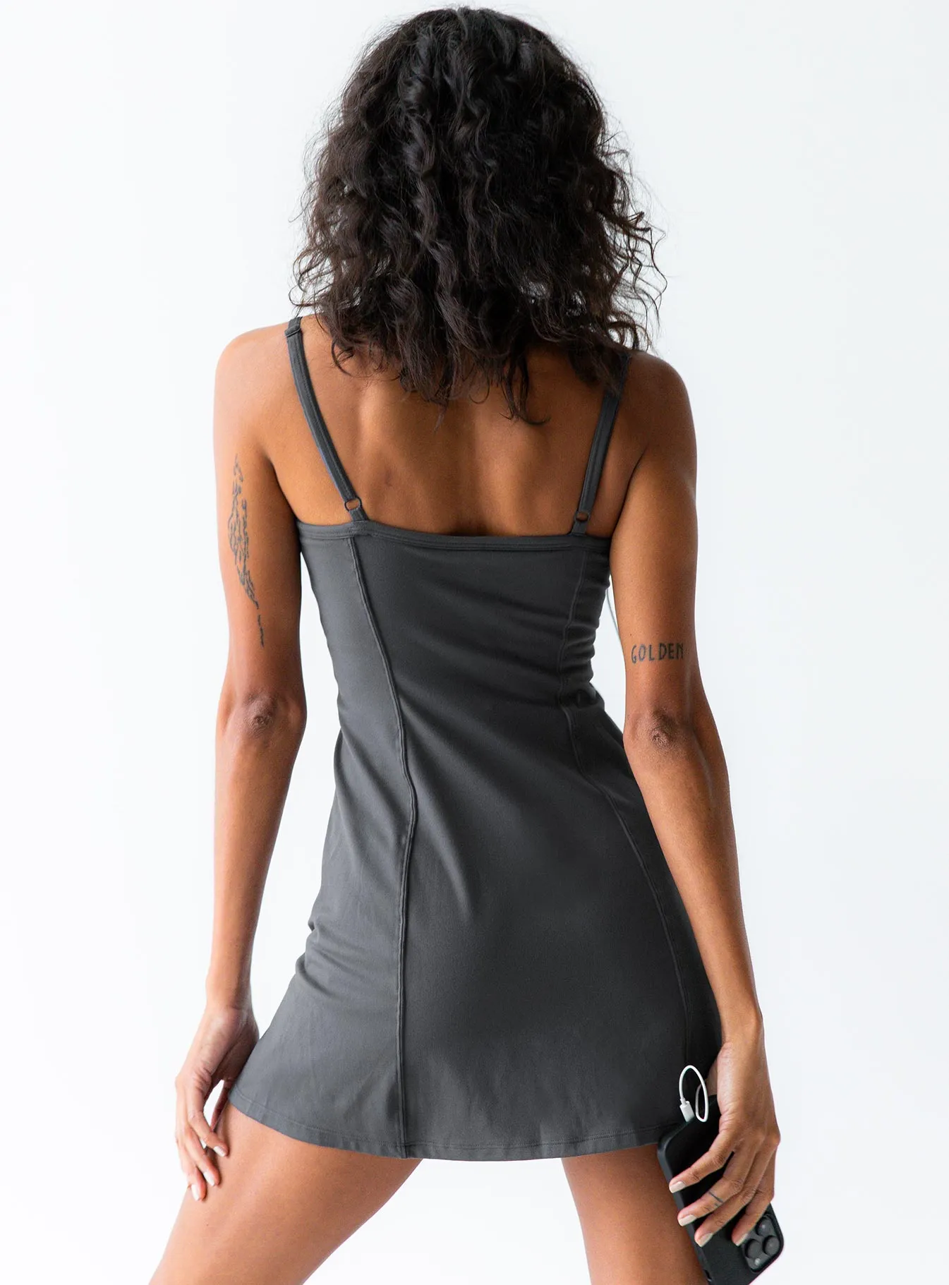Ambition Activewear Romper Grey Scene Fresh Multi Way Tying Option