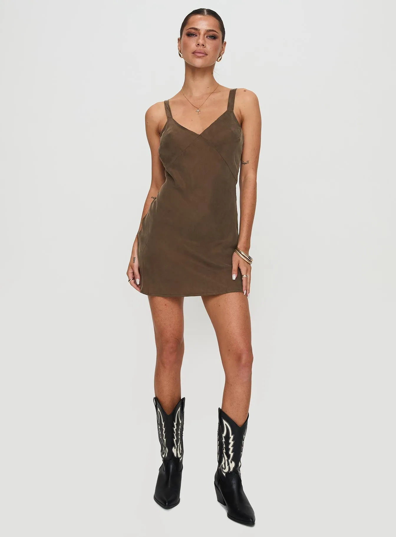 Summer-ready mini dress Laurette Mini Dress Brown