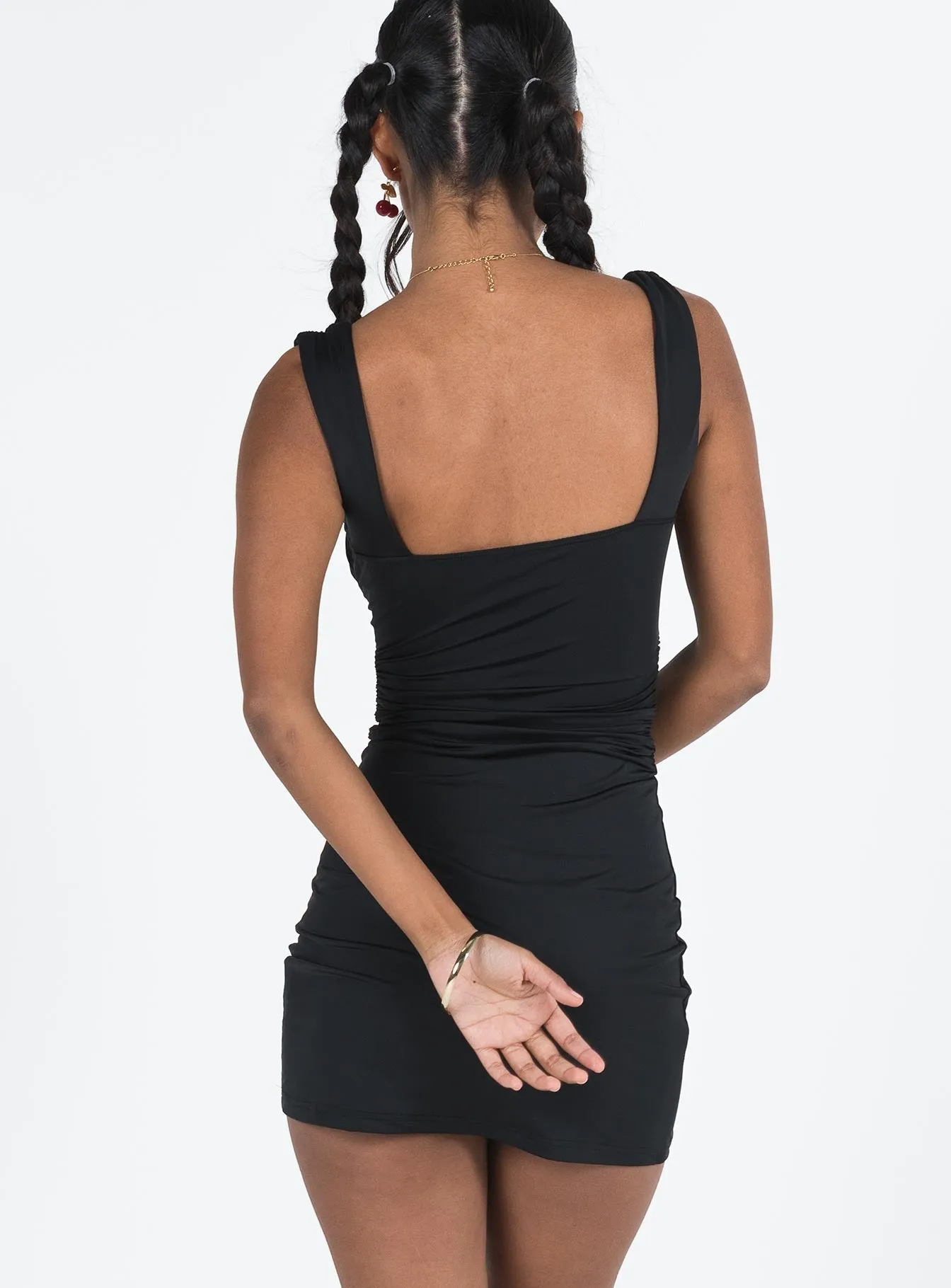 Weller Mini Dress Black Star Pop