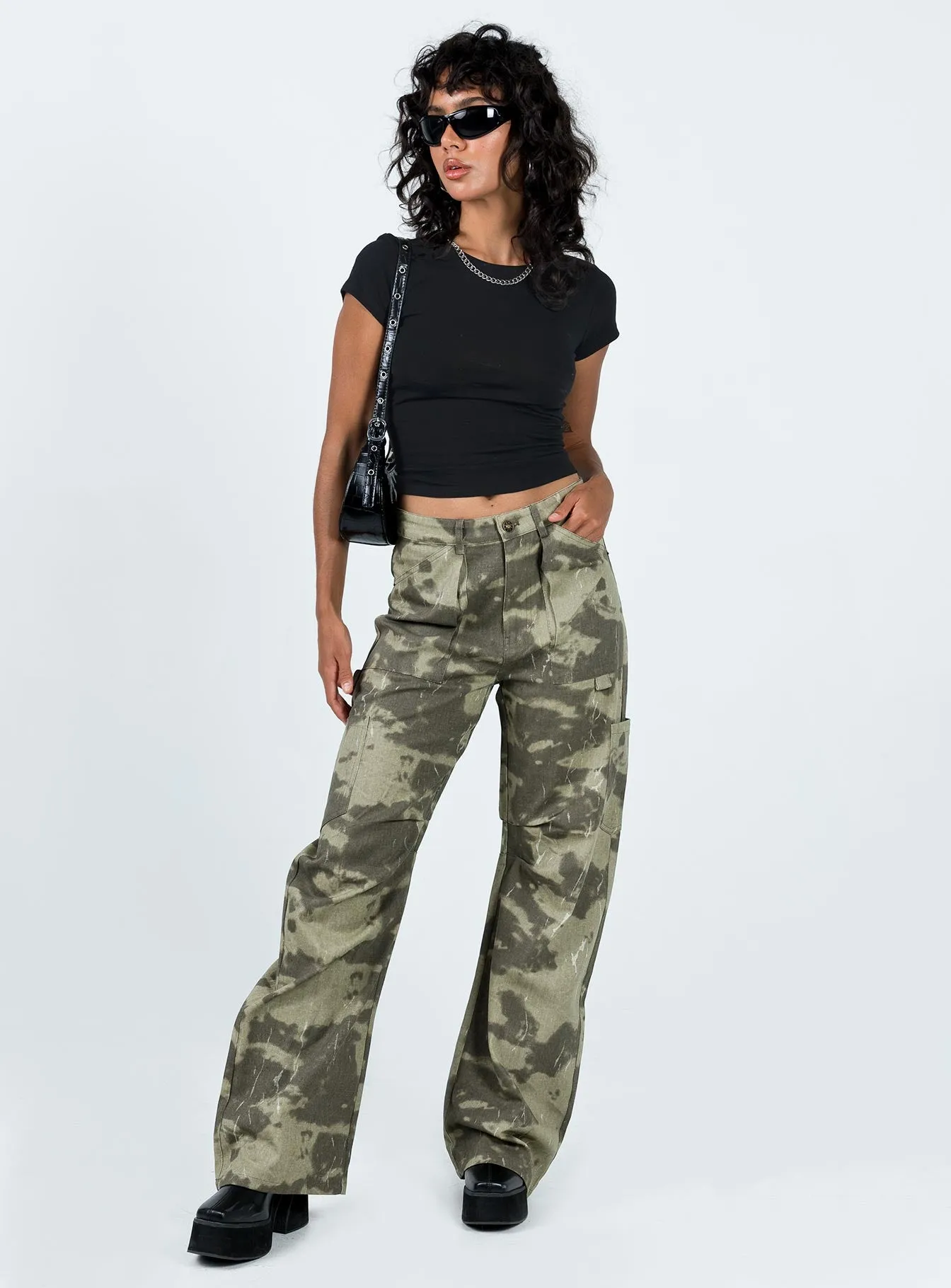 Miami Vice Pants Camo Modern Fit Everyday Loose Music Event