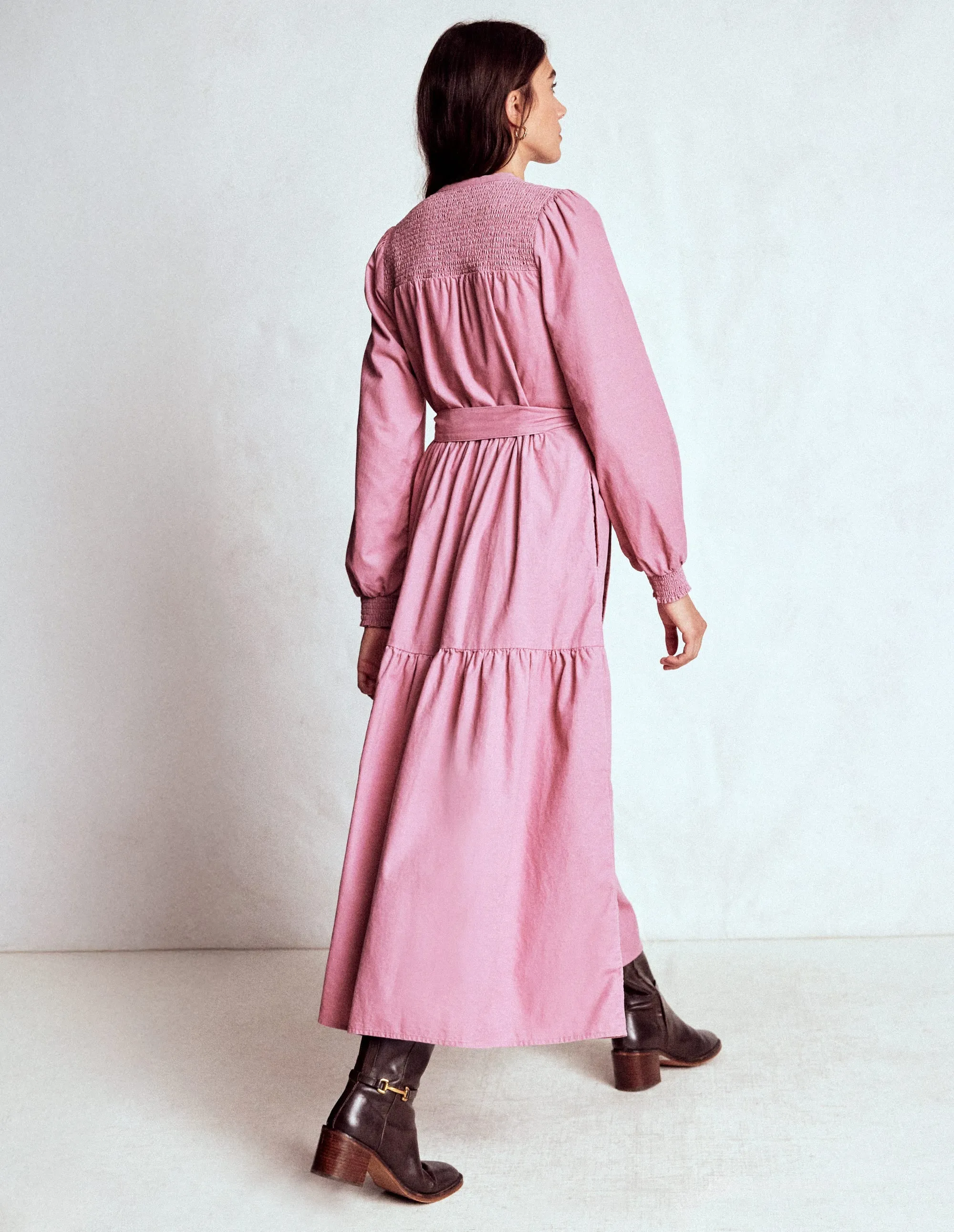 Cecily Cord Midi Dress-Pink Haze Galaxy Glow Light Dance