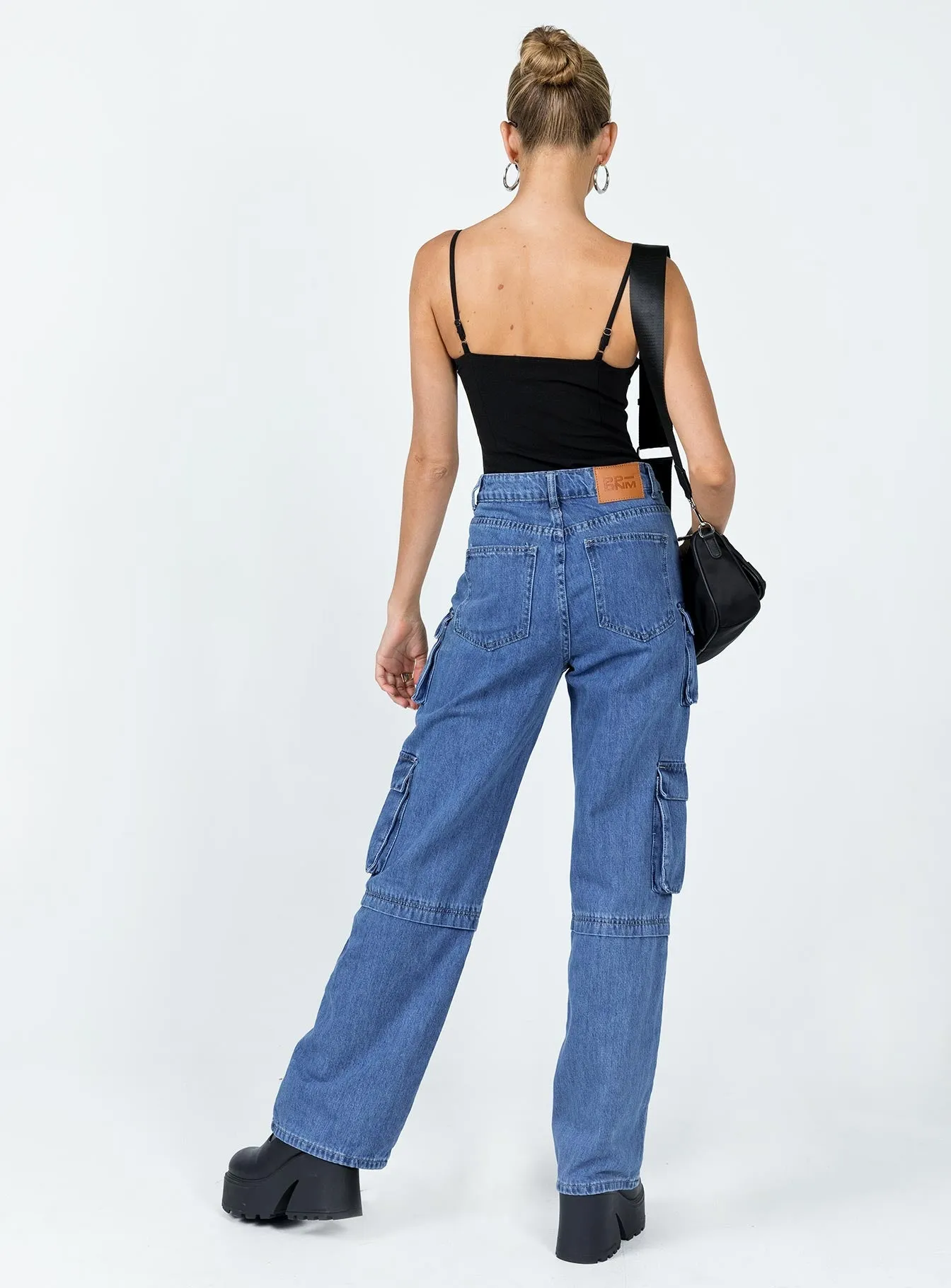 Fashion Lover Minimalist Darla Cargo Denim Jeans
