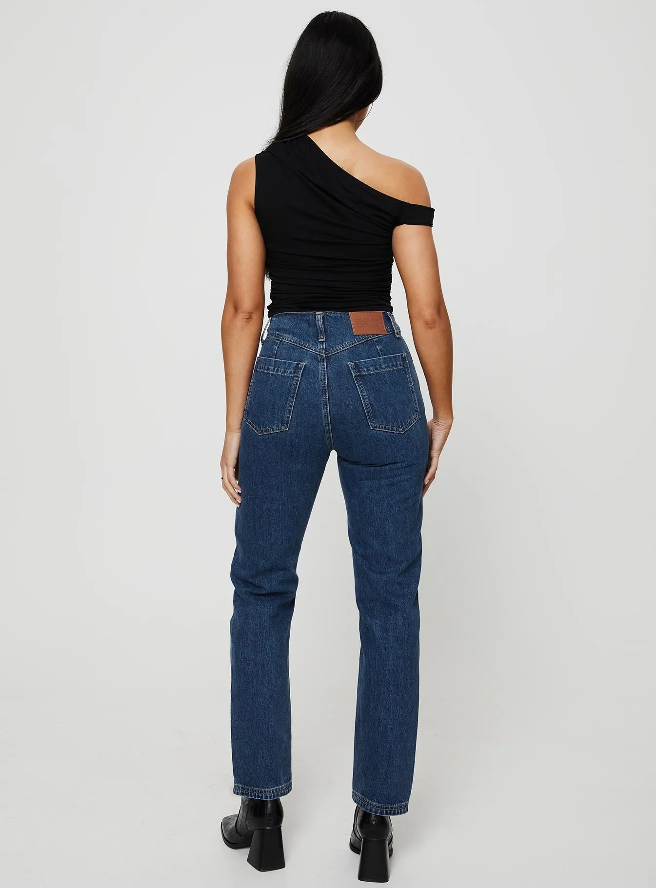 All Fit Use Eco Friendly Denim Gyoke Jeans Dark Wash Denim