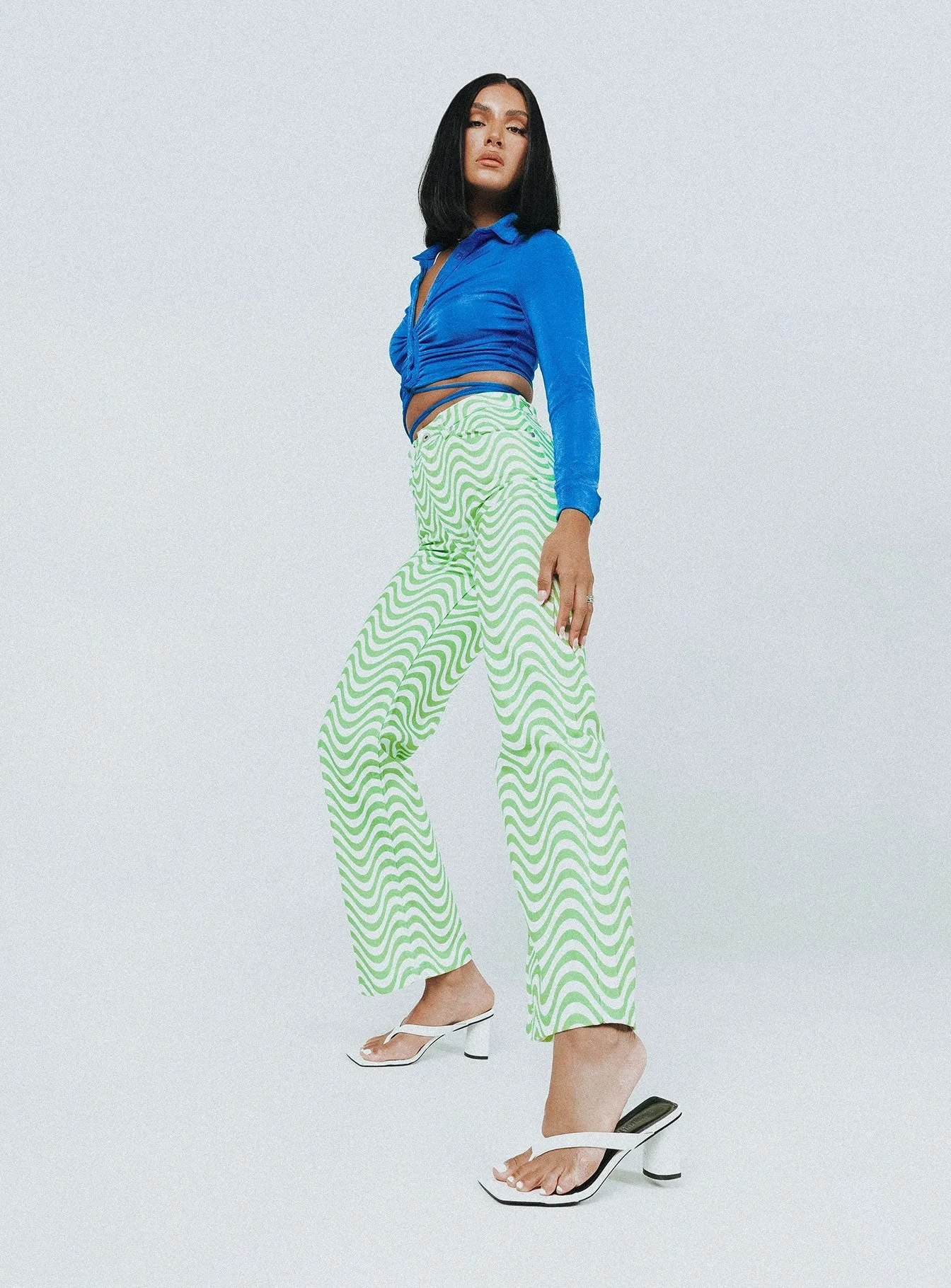 Modern Vibes Daily Mix The Ragged Priest Prism Jeans Green