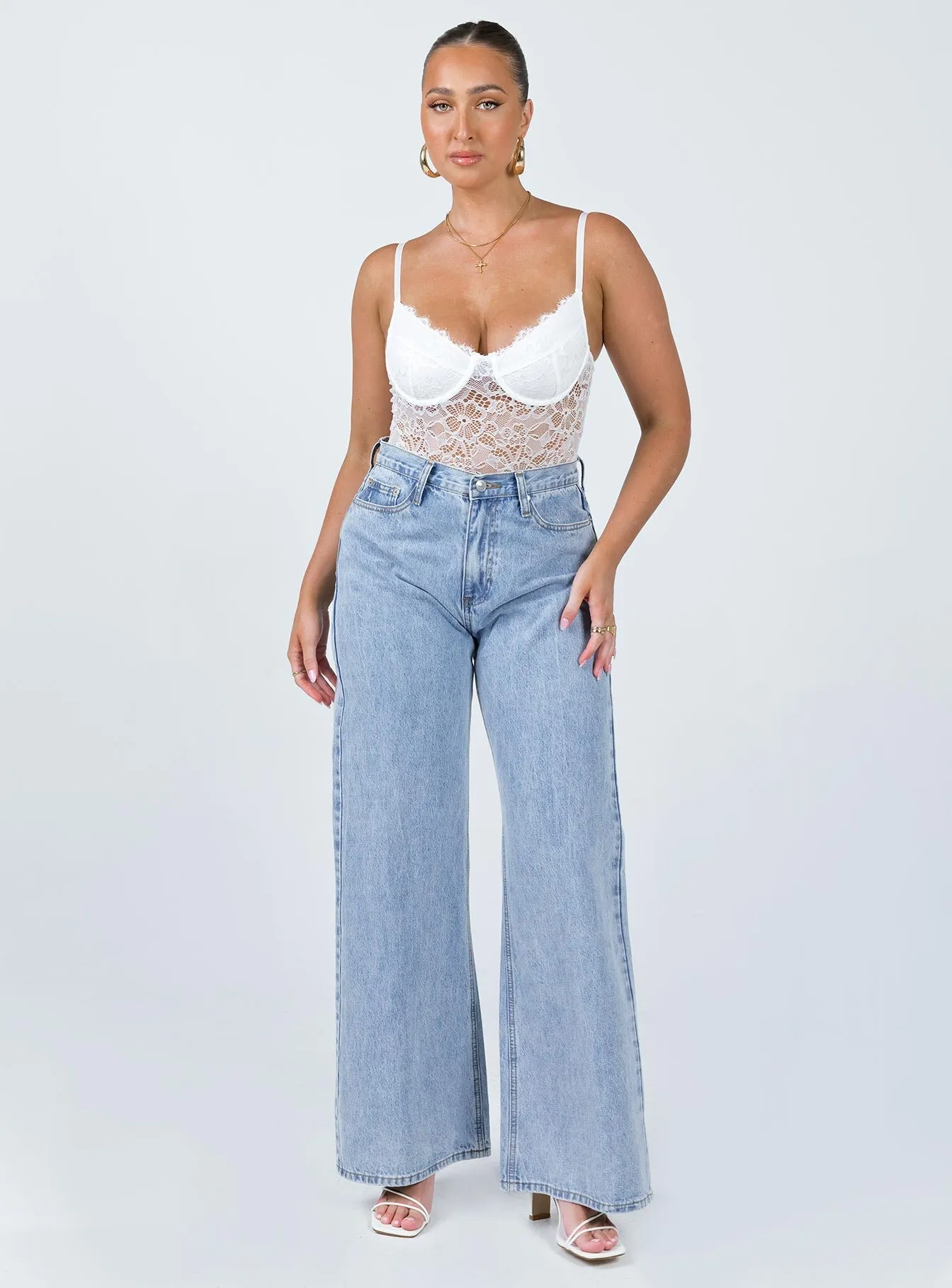 Luxury Teen Abele Bodysuit White