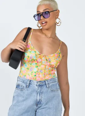 Chandler Bodysuit Floral Vivid Youth