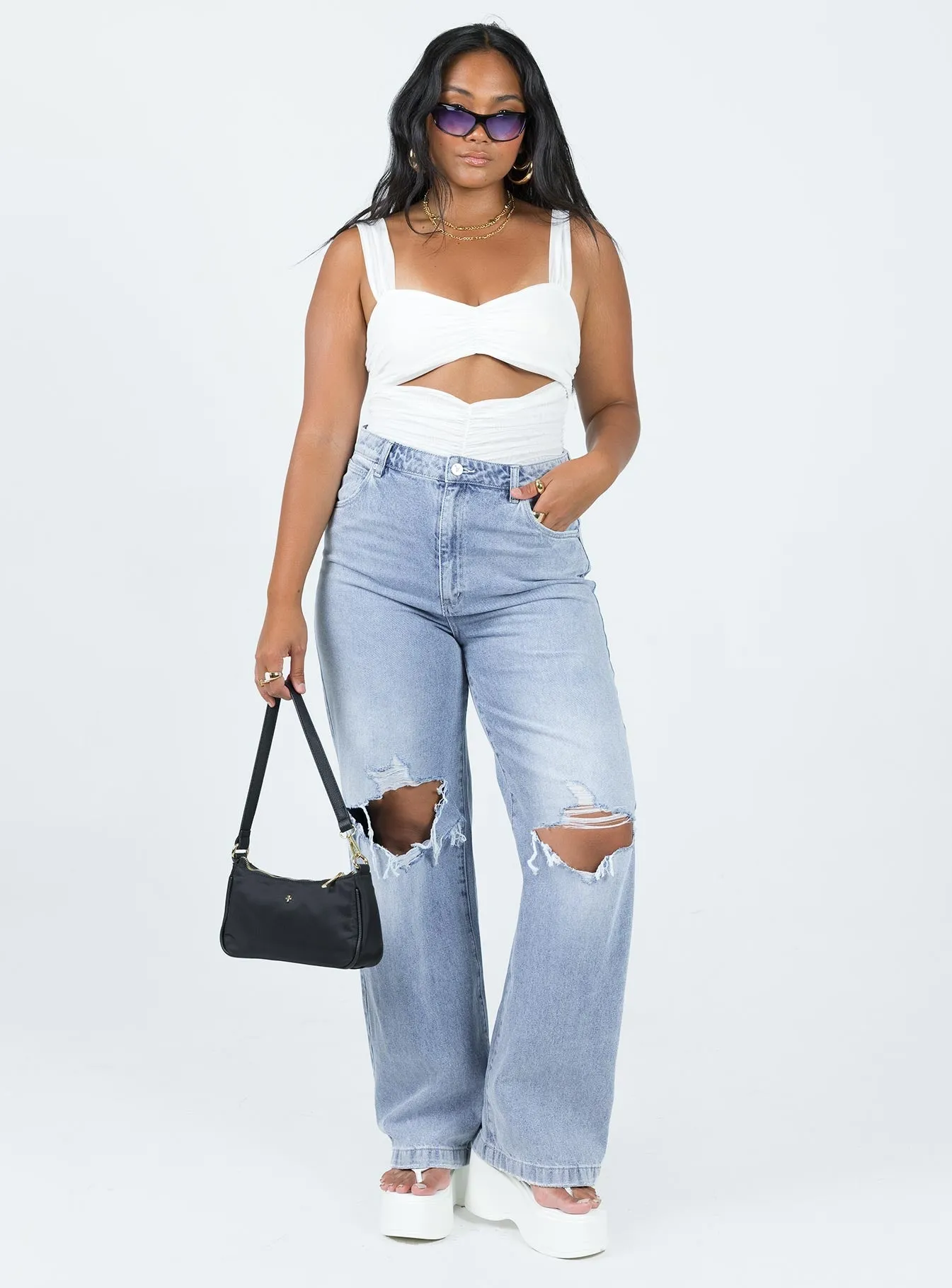 Kalmia Bodysuit White Versatile Everyday