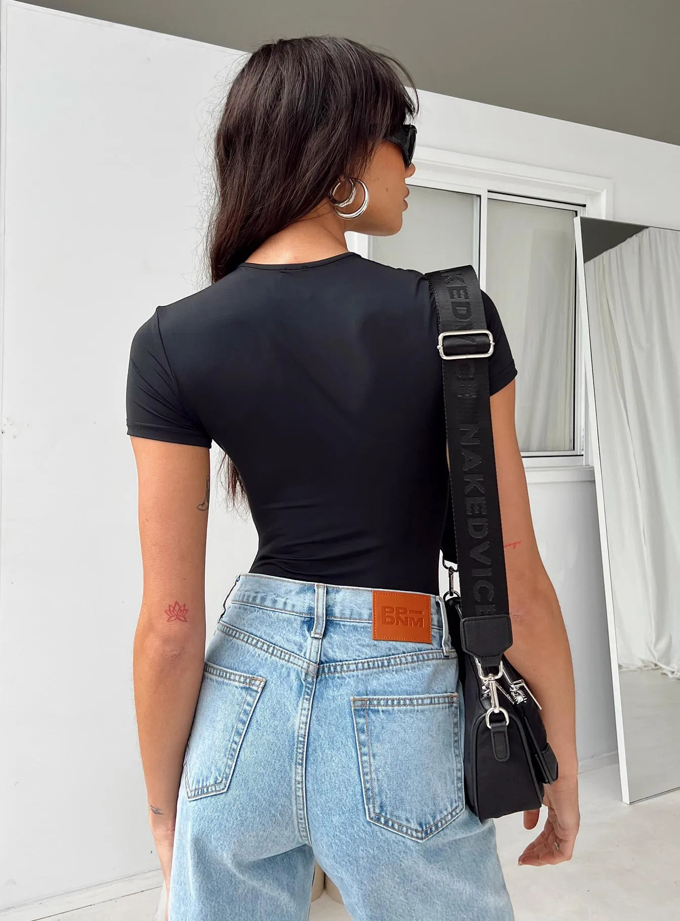 Sport Sporty Rover Bodysuit Black