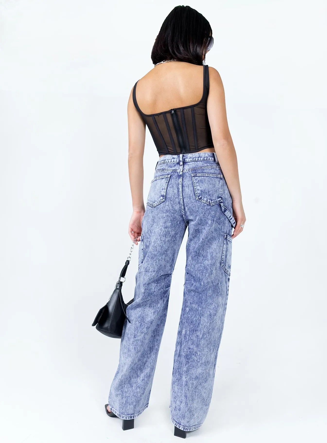 Minimal Look Rugged Feel Miami Vice Pant Dark Wash Denim