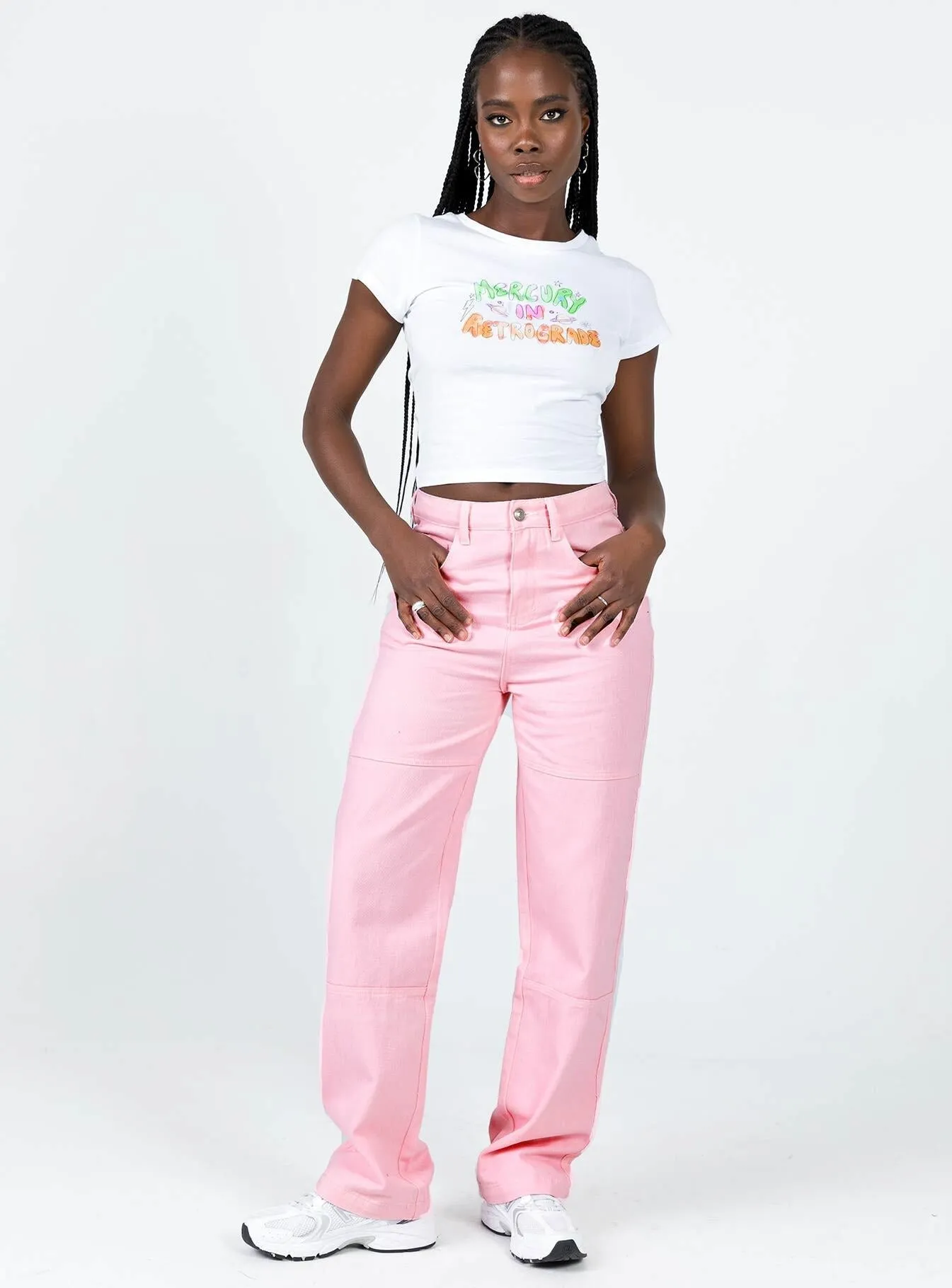 Mercury In Retrograde Top White Outdoor Trend School Uniform
