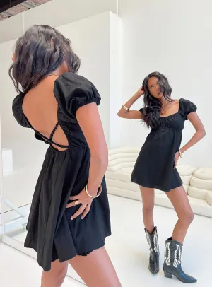 Koly Mini Dress Black Casual Fit Look