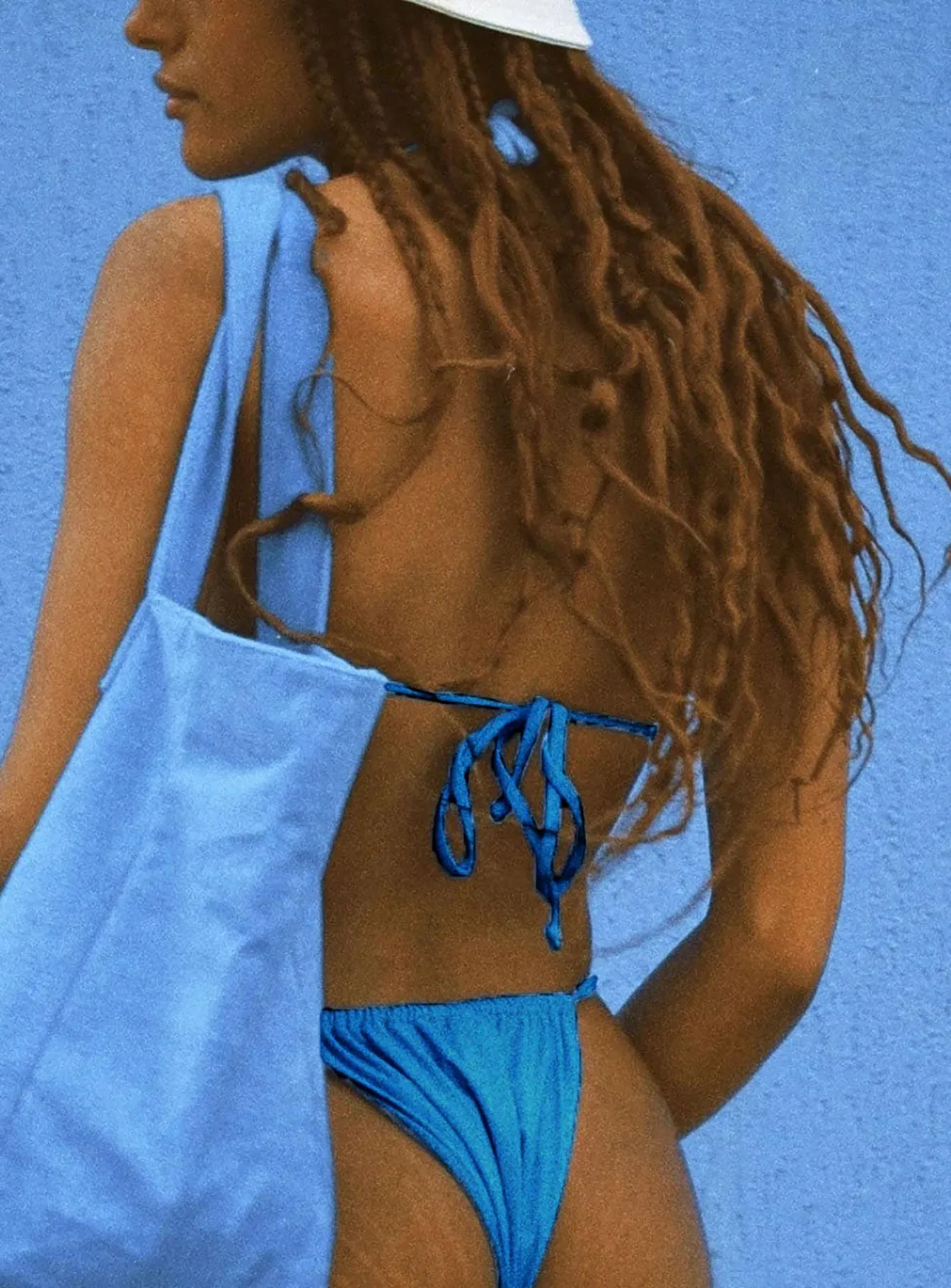 Anti Odor Treatment Serene Bikini Top Blue