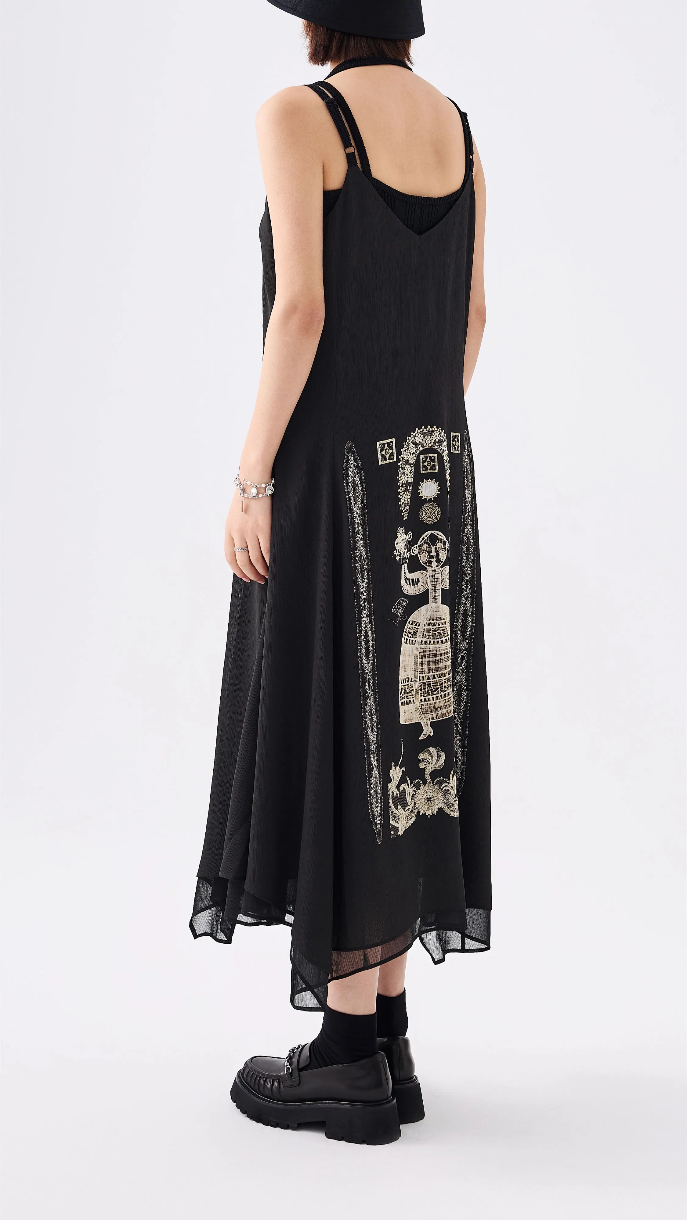 Pattern Dress Fall Mood NoSlipWaistband