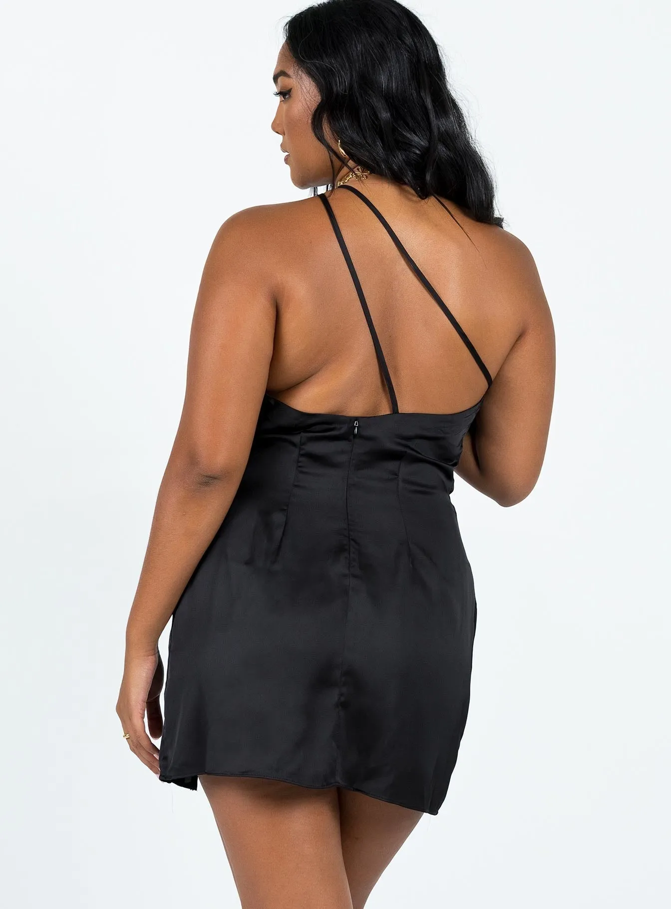 Star Look Mileah Backless Mini Dress Black
