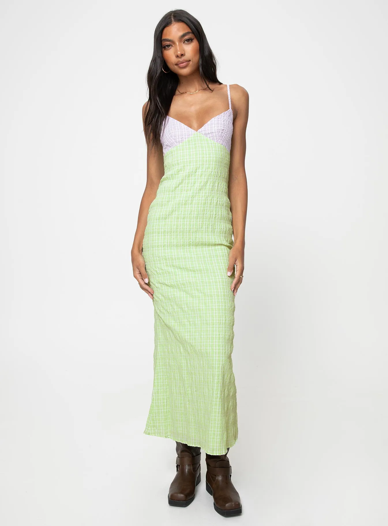 Hall Glow Sunni Maxi Dress Green