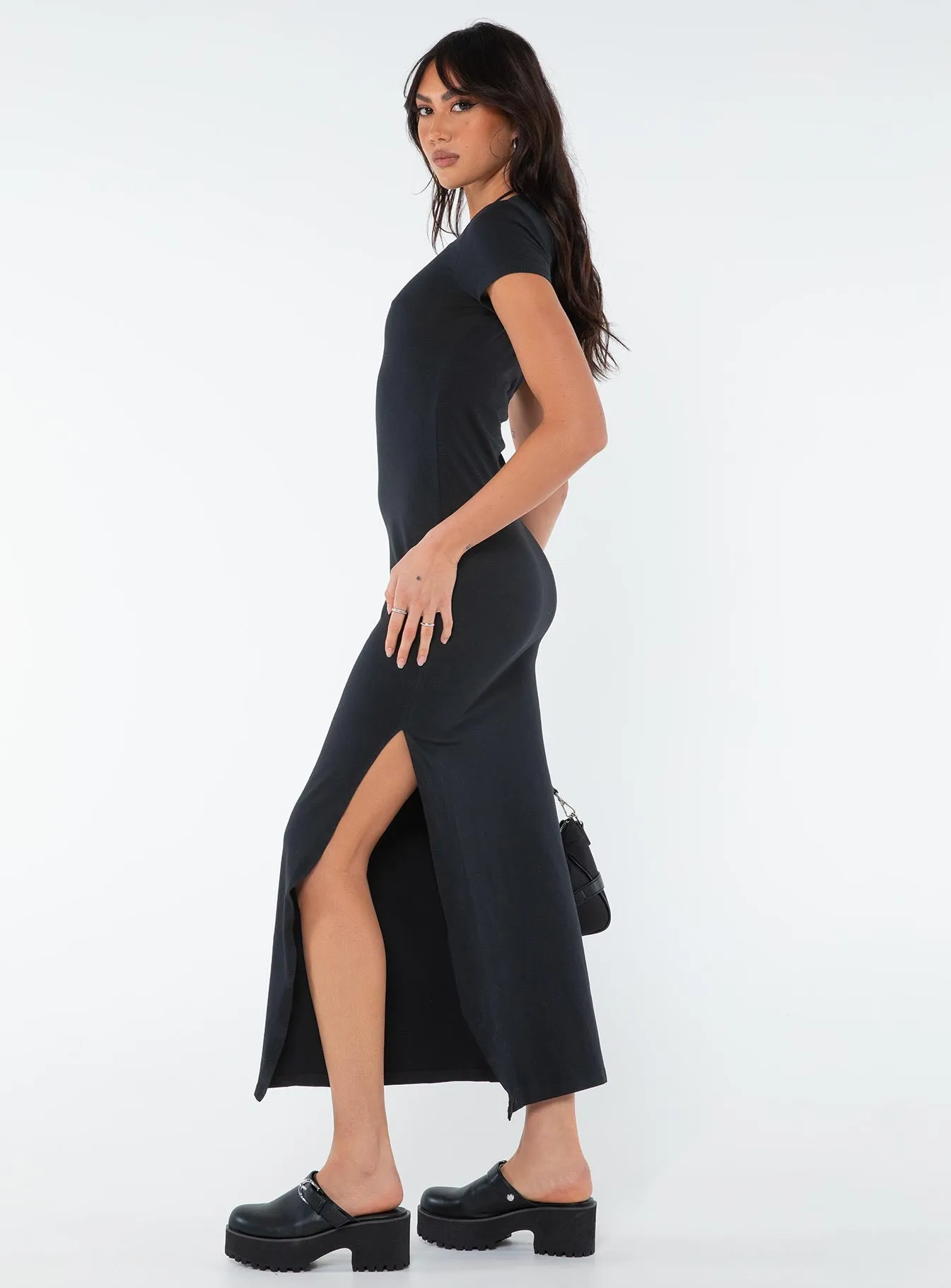 Lex Maxi Dress Black Forest Air Angel Feel