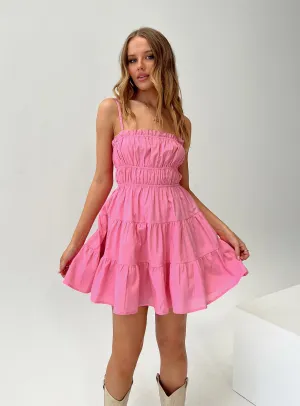 Flirty Fit Ceara Mini Dress Pink