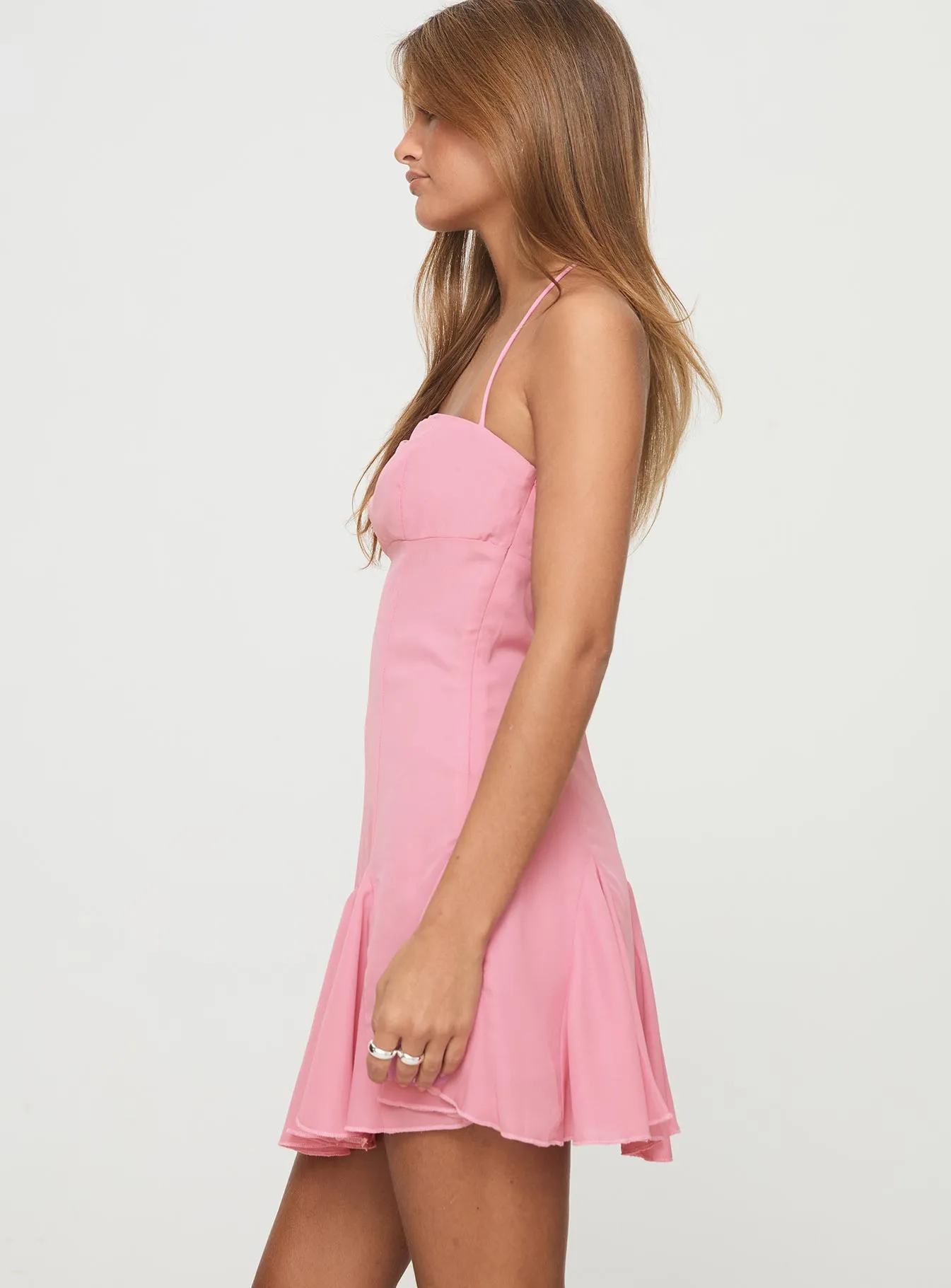 Flirty Fit Delamere Mini Dress Pink