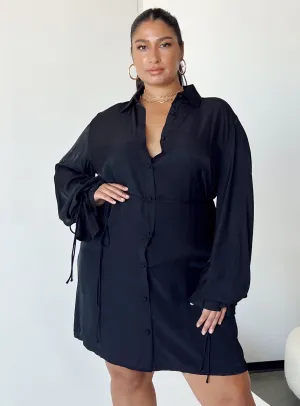 Forbidden Mini Dress Black Curve Street Style