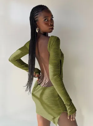 Ignite Mini Dress Green Street Spice