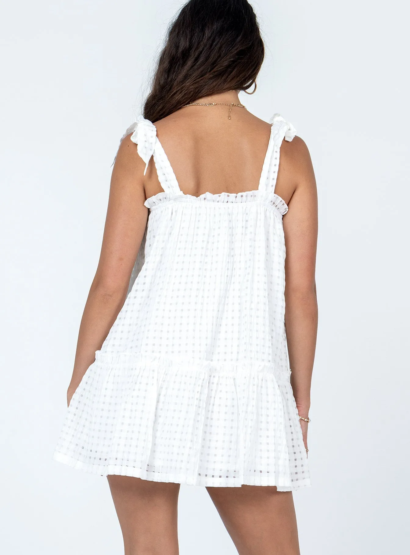 Keylah Mini Dress White Edge Mode