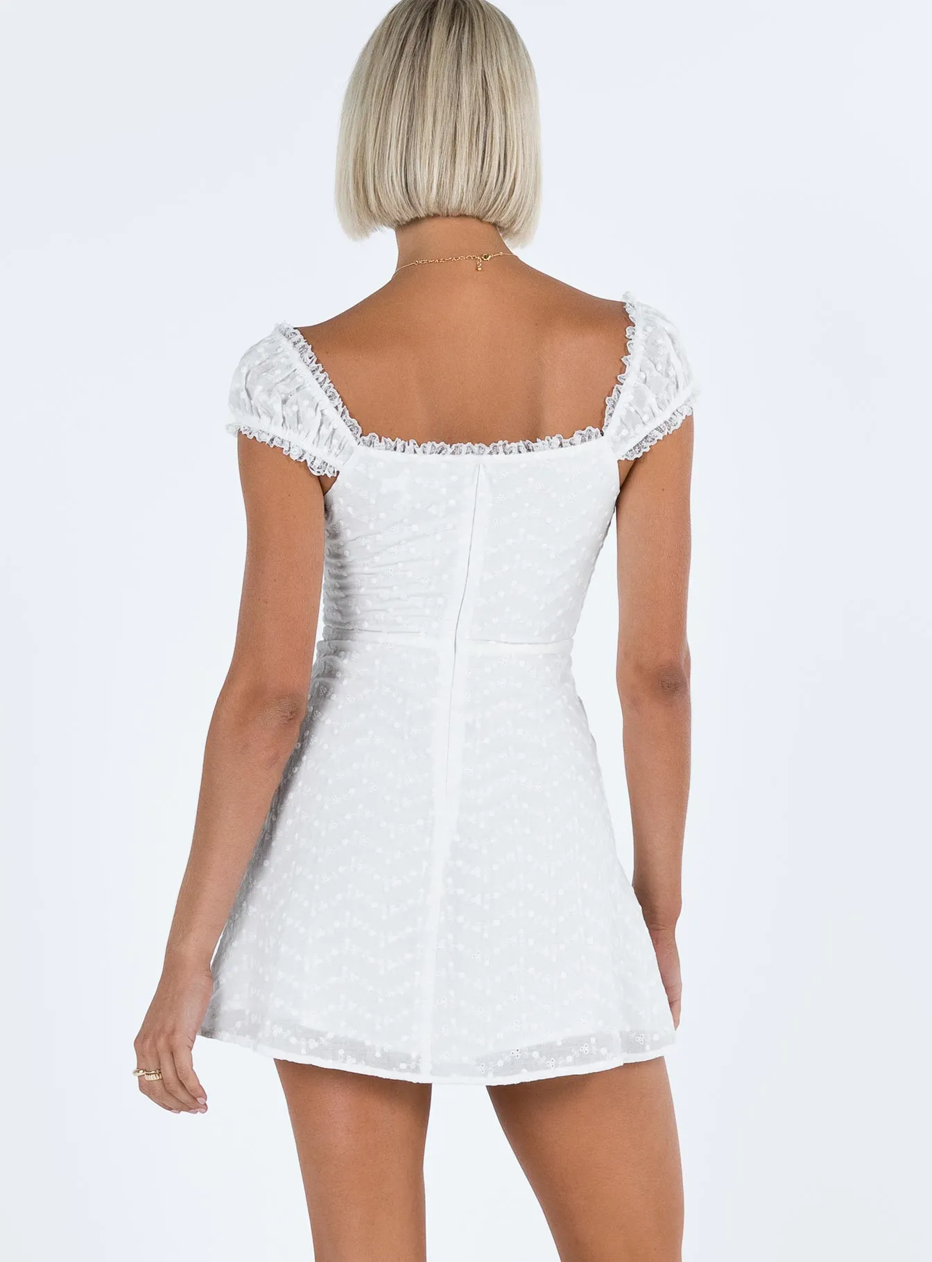 Mini for a night out Cozy Fit Reilly Mini Dress White