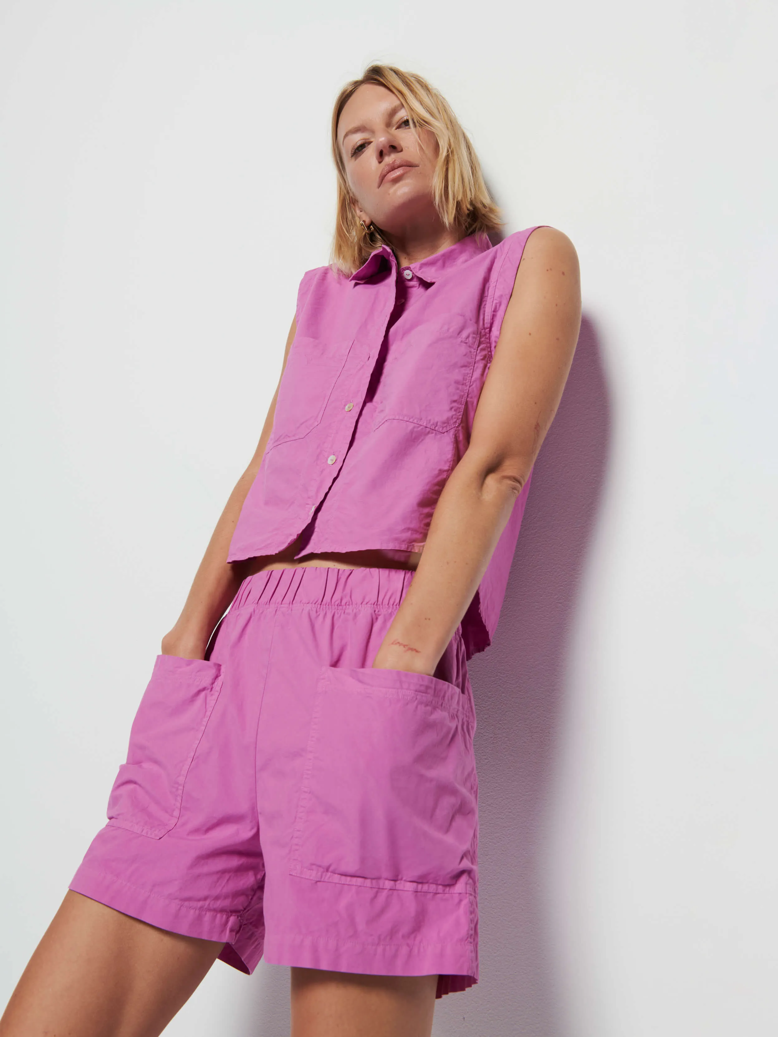 Adjustable drawstring Reinforced Hem Rayelynn Short
