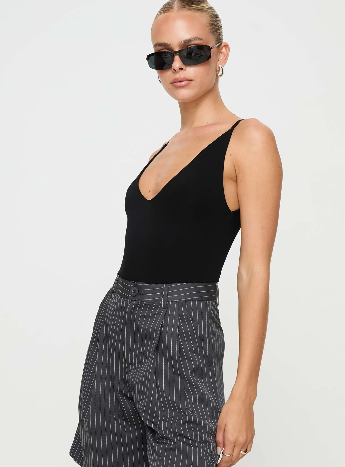 Gym Work Goldan Bodysuit Black