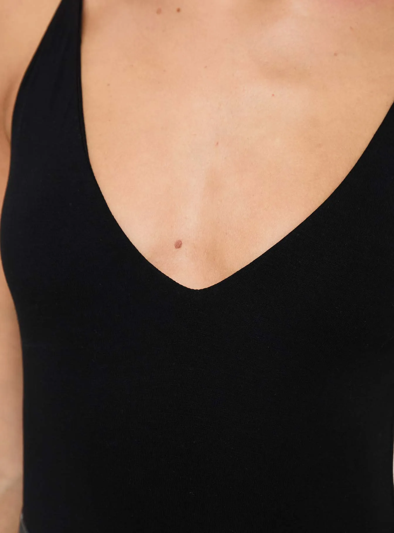 Hot Kids Loose Unique Goldan Bodysuit Black