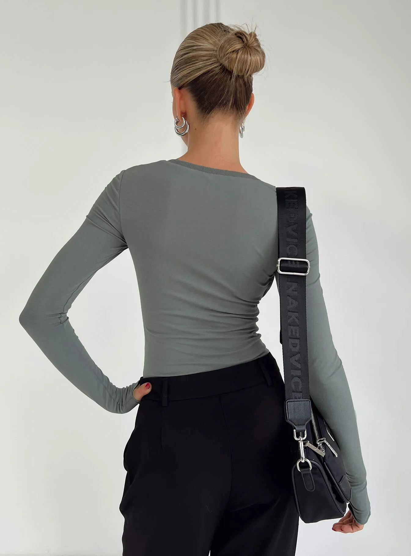 Sport Club Modern Athlete Kentwell Bolero Bodysuit Slate