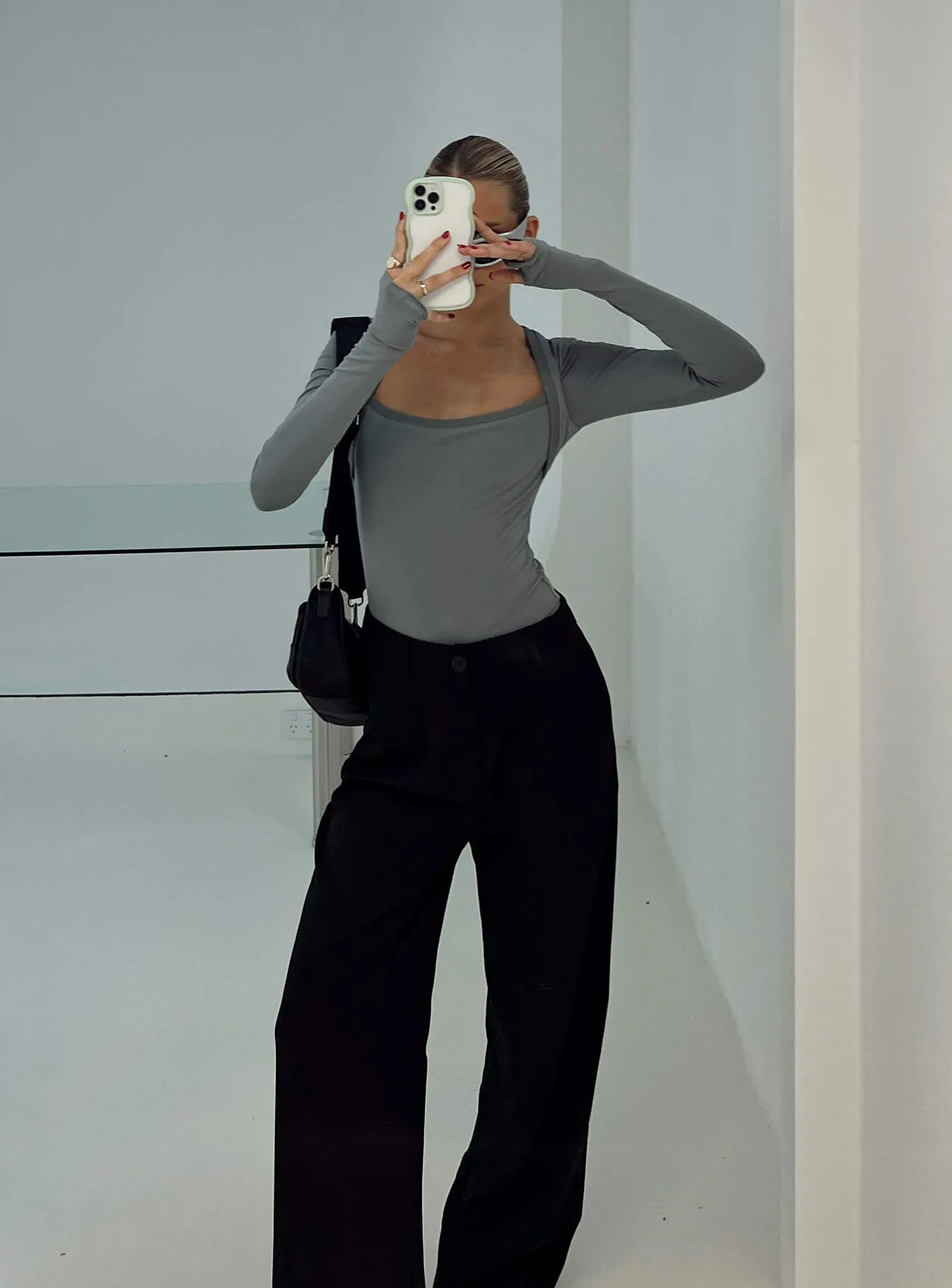 Eco Unisex Kentwell Bolero Bodysuit Slate