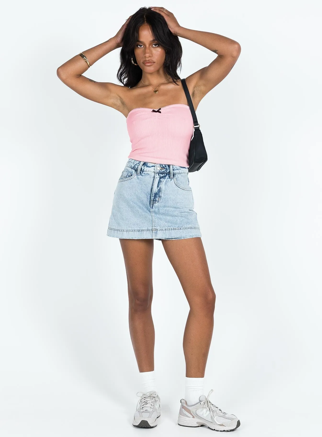 Tari Tube Top Pink SlimFit TaglessNecklineComfort