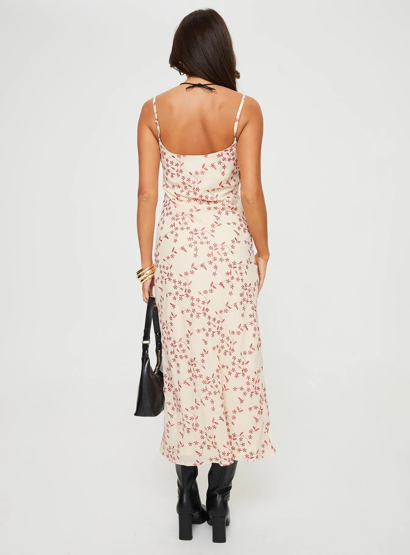Brazen Maxi Dress Cream Vibrant evening maxi Comfortable night dress