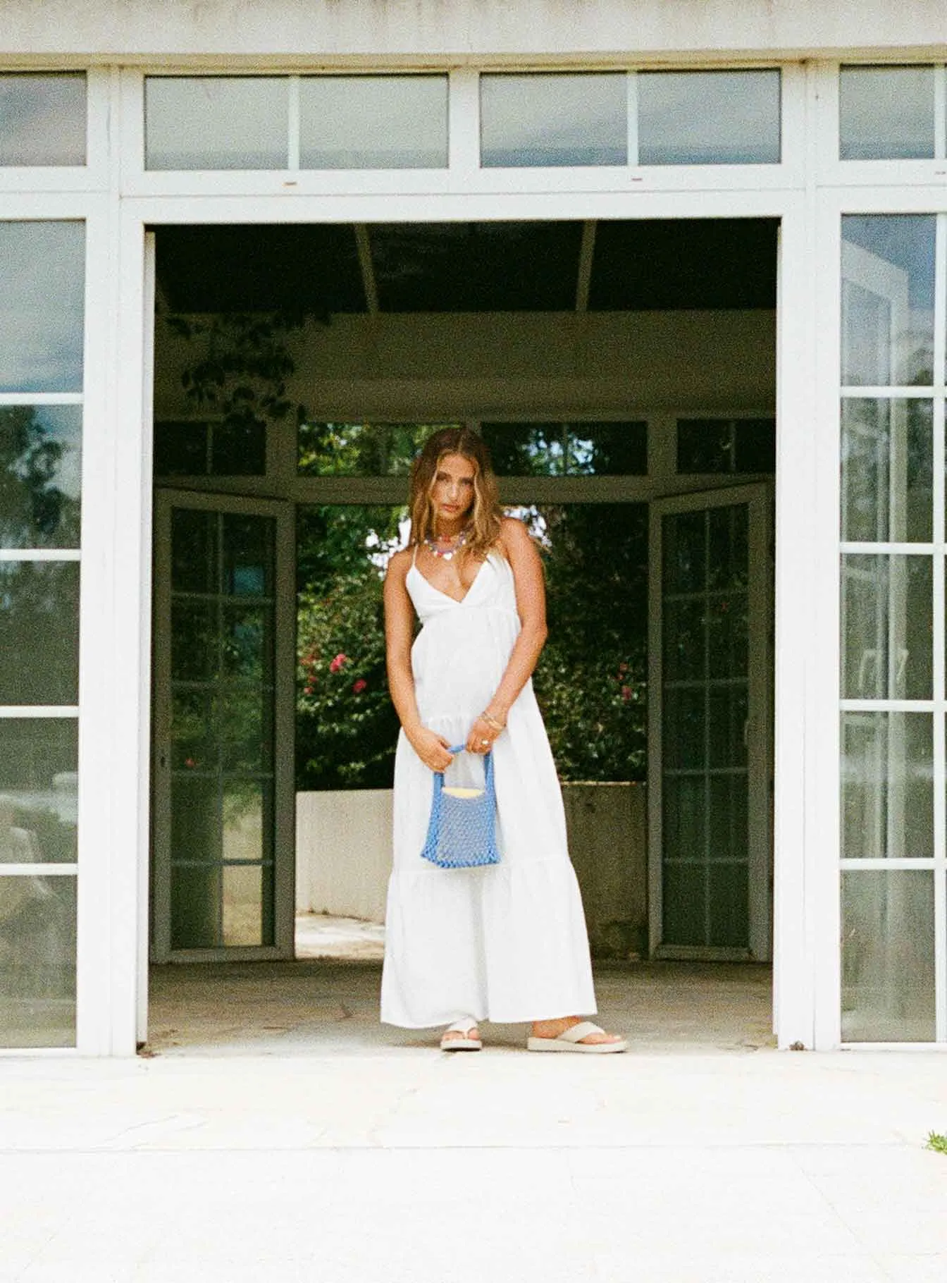 Chelsea Maxi Dress White Dance Floor
