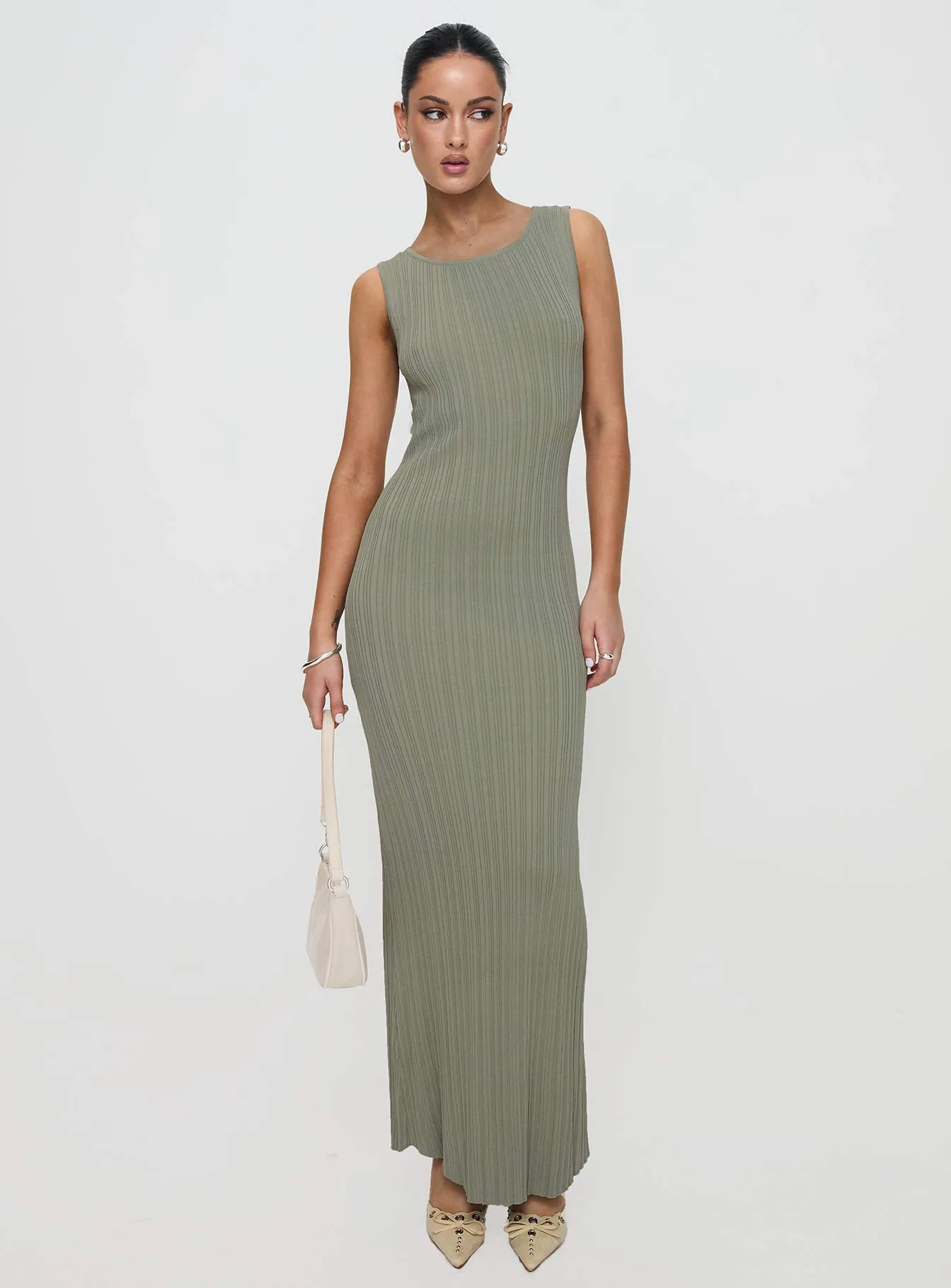 Mayok Maxi Dress Sage Muslin Soft